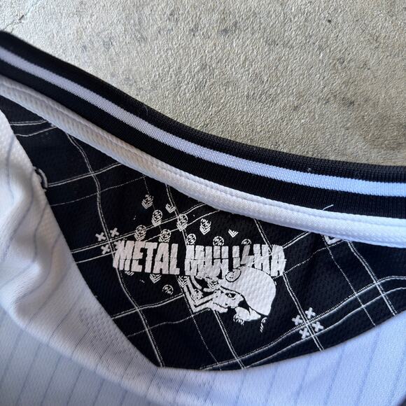 VINTAGE Y2K GRUNGE METAL MULISHA BASKETBALL JERSEY SKATER PUNK FITS MENS LARGE - Picture 4 of 6